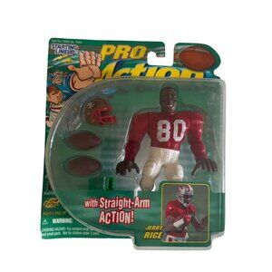 Starting Lineup Pro Action San Francisco 49ers Jerry Rice #80 Figure NWT